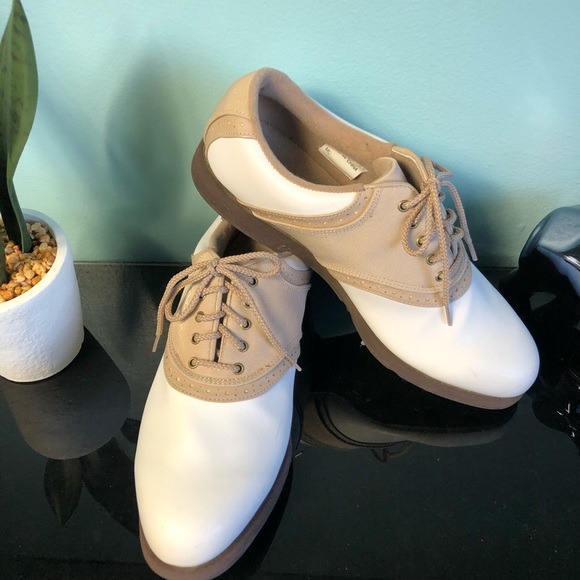 FootJoy Other - Foot joy Greenjoys Men’s Tan Saddle Golf Shoes